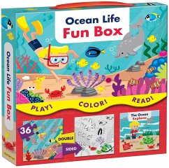 Ocean Life Fun Box: Includes a Storybook and a 2-In-1 Puzzle - Vallières, Nathalie