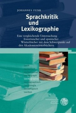Sprachkritik und Lexikographie - Funk, Johannes