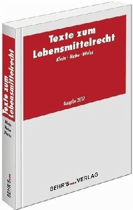 Texte zum Lebensmittelrecht