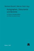 Autographen, Dokumente und Berichte (eBook, PDF)