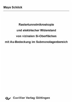Cover Rastertunnelmikroskopie und elektrischer Widerstand von vizinalen Si-Oberflächen mit Au-Bedeckung im Submonolagenbereich (eBook, PDF)