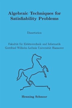 Algebraic Techniques for Satisﬁability Problems (eBook, PDF)