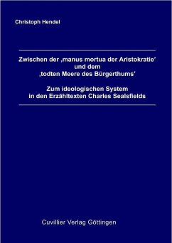 Cover Zwischen der 'manus mortua der Aristokratie'und dem 'todten Meere des Bürgerthums'. (eBook, PDF)