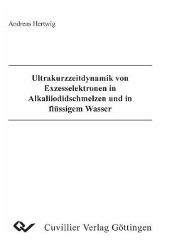 Cover Ultrakurzzeitdynamik von Exzesselektronen in Alkaliiodidschmelzen und in flüssigem Wasser (eBook, PDF)