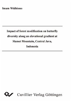 Cover Impact of forest modification on butterfly diversity along an elevational gradient at Slamet Mountain, Central Java, Indonesia (eBook, PDF)
