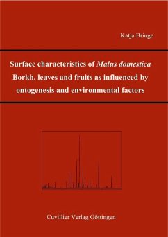 Cover Surface characteristics of Malus domenistica Borkh. leaves and fruits as influenced by ontogenesis and environmental factors (eBook, PDF)