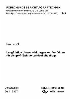 Cover Langfristige Umweltwirkungen von Verfahren für die großflächige Landschaftspflege (eBook, PDF)