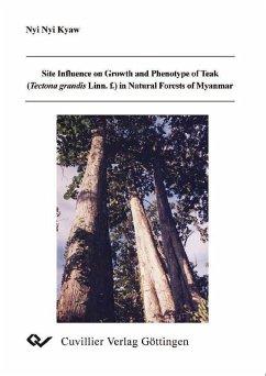 Site Influence on Growth and Phenotype of Teak (TEctona grandis Linn.f.) in Natural Forests of Myanmar (eBook, PDF)