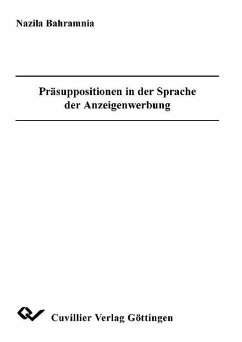 Präsuppositionen in der Sprache der Anzeigenwerbung (eBook, PDF)