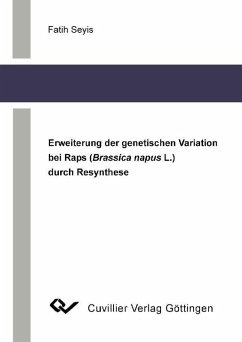 Cover Erweiterung der genetischen Variation bei Raps (Brassica napus L.) durch Resythese (eBook, PDF)