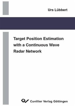 Cover Target Position Estimation with a Continuous Wave Radar Network (eBook, PDF)