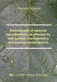 Rainfastness of selected agrochemicals as affected by leaf surface characteristics and environmental factors (eBook, PDF)