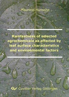 Cover Rainfastness of selected agrochemicals as affected by leaf surface characteristics and environmental factors (eBook, PDF)