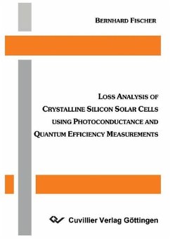 Cover Loss Analysis of Crystalline Silicon Solar Cells using Photoconductance and Quantum Efficiency Measurements (eBook, PDF)