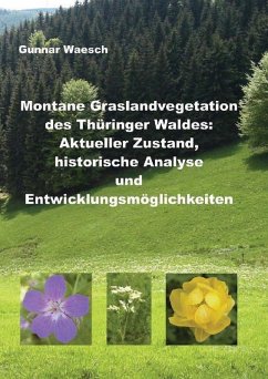 Cover Montane Graslandvegetation des Thüringer Waldes: Aktueller Zustand, historische Analyse und Entwicklungmöglichkeiten (eBook, PDF)