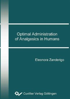 Cover Optimal Administration of Analgesics in Humans (eBook, PDF)