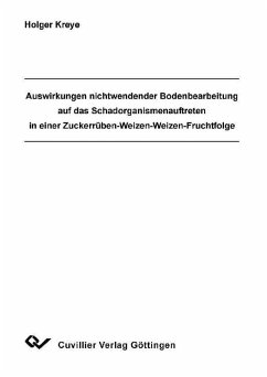 Cover Auswirkungen nichtwendender Bodenbearbeitung auf das Schadorganismenauftreten in einer Zuckerrüben-Weizen-Weizen Fruchtfolge (eBook, PDF)