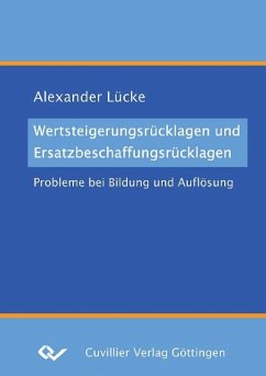 Cover Probleme bei Bildung und Auflösung von Wertsteigerungs- und Ersatzbeschaffungsrücklagen im Jahresabschluss (eBook, PDF)