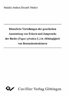 Cover Räumliche Verteilungen der genetischen Ausstattung von Eckern und Jungwuchs der Buche (Fagus sylvatica L.) in Abhängigkeit von Bestandesstrukturen (eBook, PDF)
