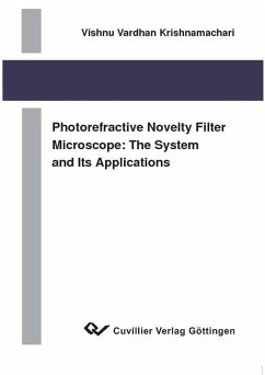 Cover Photorefractive novelty filter microscope: The system and its applications (eBook, PDF)