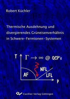 Cover Thermische Ausdehnung und divergierendes Grüneisenverhältnis in Schwere-Fermionen-Systemen (eBook, PDF)