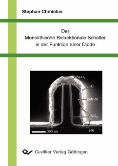 Cover Der Monolihische Bidirektionale Schalte in der Funktion einer Diode (eBook, PDF)