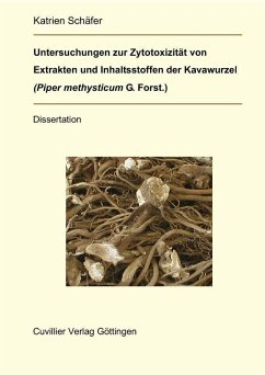 Cover Untersuchungen zur Zytotoxizität von Extrakten und Inhaltsstoffen der Kavawurzel (Piper methysticum G. Forst.) (eBook, PDF)