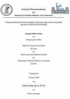 Characterisation of viruses of pepper (Capsicum spp.) and sweet potato (Ipomoea batatas) from Ethiopia (eBook, PDF)