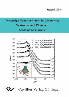 Cover Neuartige Nanostrukturen im Lichte von Neutronen und Photonen: Giant microemulsions (eBook, PDF)