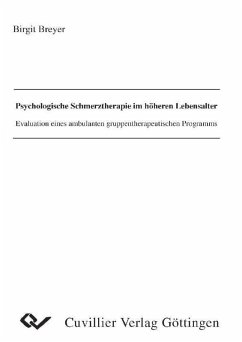Cover Psychologische Schmerztherapie im höheren Lebensalter (eBook, PDF)