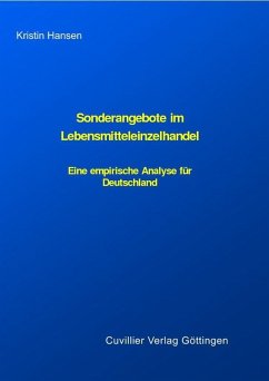 Cover Sonderangebote im Lebensmitteleinzelhandel (eBook, PDF)