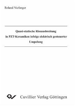 Cover Quasi-statische Rissausbreitung in PZT-Keramiken infolge elektrisch gesteuerter Umpolung (eBook, PDF)