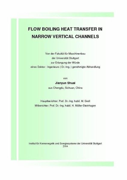 Flow Boiling Heat Transfer in Narrow Vertical Channels (eBook, PDF)