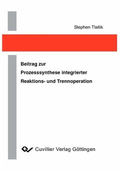 Cover Beitrag zur Prozesssynthese integrierter Reaktions- und Trennoperation (eBook, PDF)