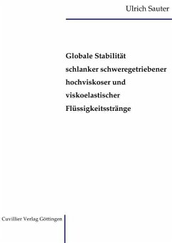 Cover Globale Stabilität schlanker schweregetriebener hochviskoser und viskoelastischer Flüssigkeitsstränge (eBook, PDF)
