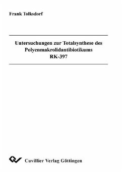 Cover Untersuchungen zur Totalsynthese des Polyenmakrolidantibiotikums RK-397 (eBook, PDF)