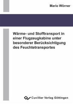 Cover Wärme- und Stofftransport in einer Flugzeugkabine unter besonderer Berücksichtigung des Feuchtetransportes (eBook, PDF)