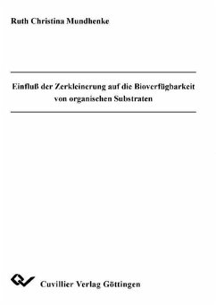 Cover Einfluß der Zerkleinerung auf die Bioverfügbarkeit von organischen Substraten (eBook, PDF)