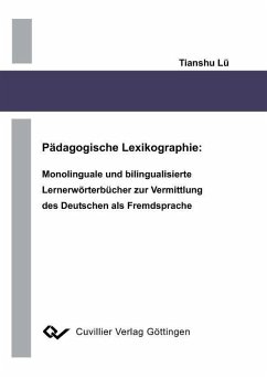Pädagogische Lexikographie: (eBook, PDF)