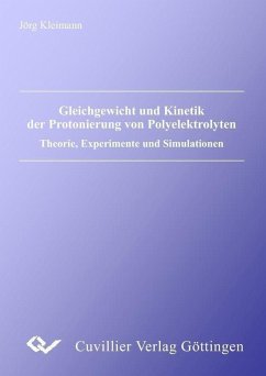 Cover Gleichgewicht und Kinetik der Protonierung von Polyelektrolyten Theorie, Experimente und Simulationen (eBook, PDF)