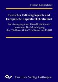 Deutsches Volkswagengesetz und Europäische Kapitalverkehrsfreiheit (eBook, PDF)