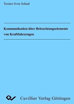 Cover Kommunikation über Beleuchtungselemente von Kraftfahrzeugen (eBook, PDF)
