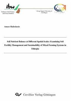 Soil Nutrient Balance at Different Spatial Scales: Examining Soil Fertility Management and Sustainability of Mixed Farming Systems in Ethiopia (eBook, PDF)