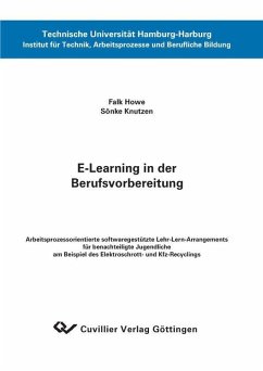Cover E-Learning in der Berufsvorbereitung (eBook, PDF)