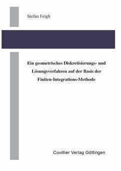 Cover Ein geometrische Diskretisierungs- und Lösungsverfahren auf der Basis der Finiten-Integrations-Methode (eBook, PDF)