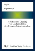 Metall-Isolator-Übergang von Lanthanhydriden (eBook, PDF)