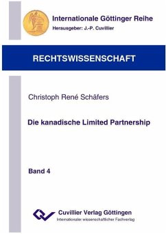 Cover Die kanadische Limited Partnership (eBook, PDF)