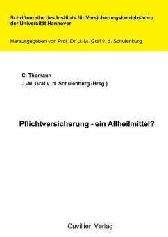 Pflichtversicherung - ein Allheilmittel? (eBook, PDF)