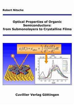 Cover Optical properties of organic semiconductors: From (sub-)monolayers to crystalline films (eBook, PDF)