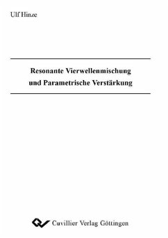 Cover Resonante Vierwellenmischung und Parametrische Verstärkung (eBook, PDF)